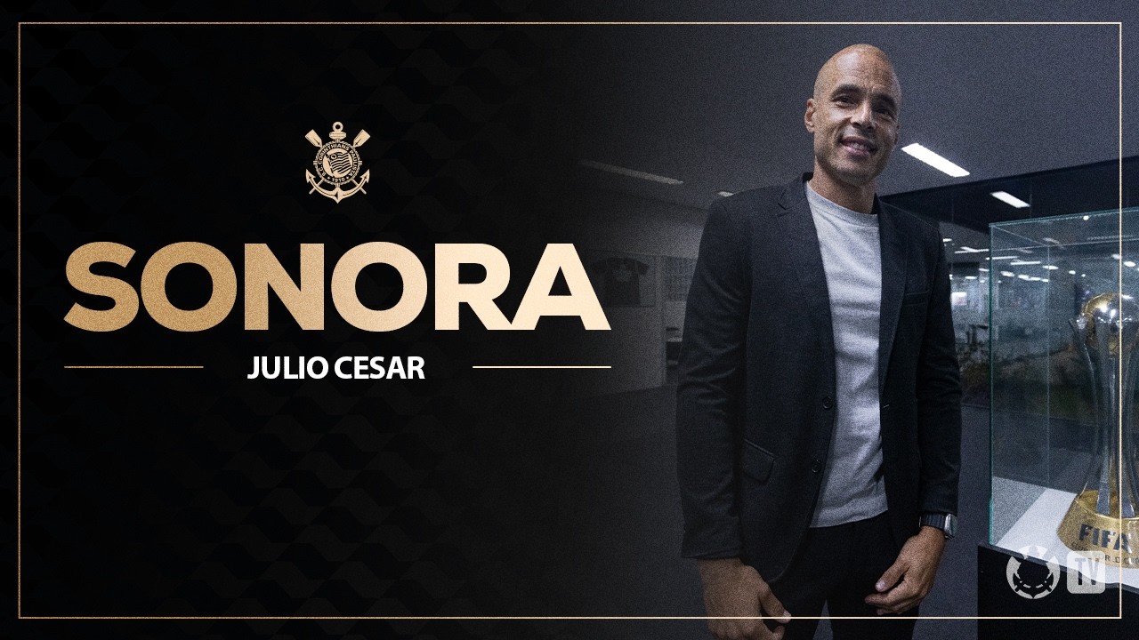 JULIO CESAR FALA PELA PRIMEIRA VEZ COMO NOVO GERENTE DE FUTEBOL DO CORINTHIANS