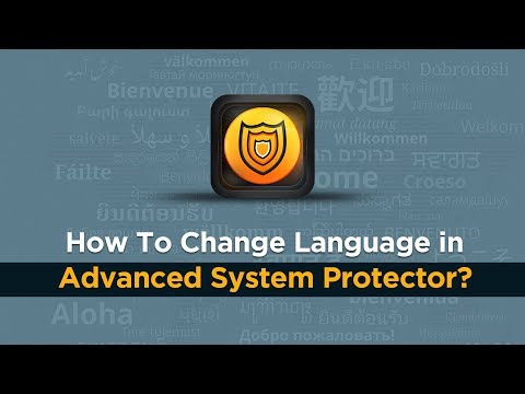 Change Language in Advanced System Protector