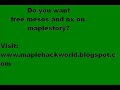 Free maplestory nx cash and mesos Free maplestory nx cash and mesos