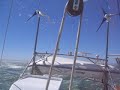 80 Knots at Punta Delgardo in the Magellan Straights. Basically an open roadstead. Thanks to the Manson Supreme, I did not budge an inch!