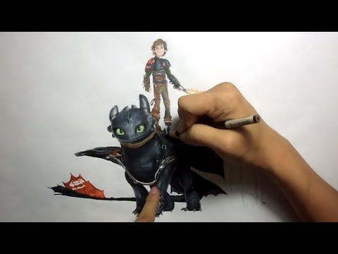 how to draw hiccup