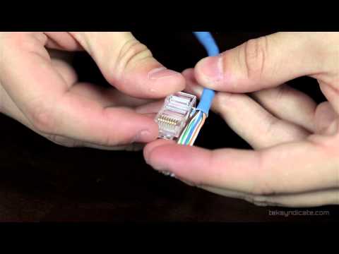 how to patch utp cable