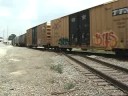 Heart of Georgia freight with CN power in Cordele,GA