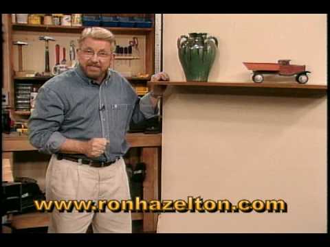 how to attach floating shelves