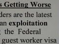 457 Visas and the Exploitation of Foreign Workers