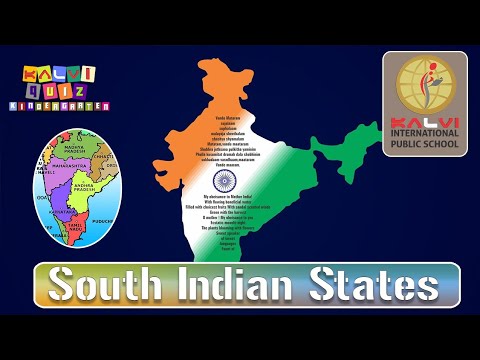 Kalvi Quiz Kindergarten - Episode 10 - The Southern States of India