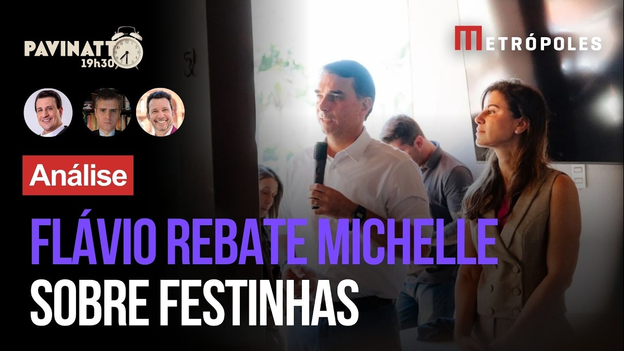 Pavinatto analisa resposta de Flávio Bolsonaro para Michelle