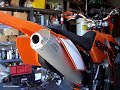 Stock Silencer on 2007 KTM 250 XCF-W