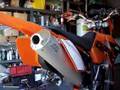 Stock muffler on KTM 250 XCF-W / EXC-F exhaust comparison