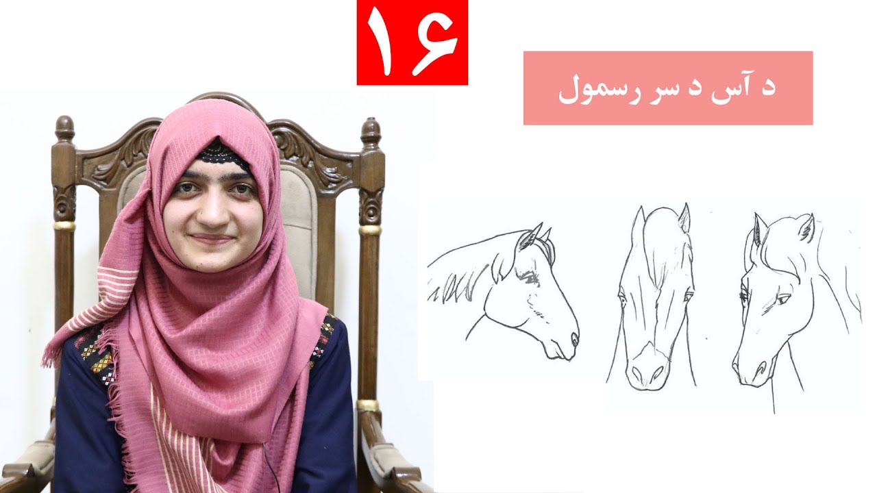 Class 4 - Art | Drawing a horse's head - Lesson 16