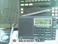 Alcaravan Radio 5910kHz, E100, ICF-2001D, and AN-LP1