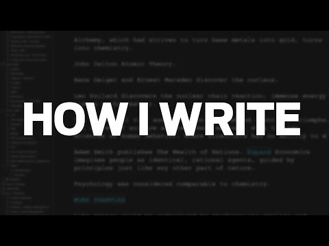 How I Write (Scrivener and DEVONthink Workflow)