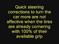 Oversteer and Understeer on the track