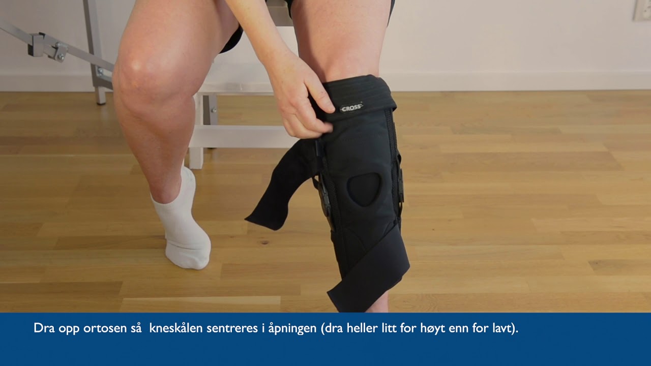CROSS Knee Hyperextension Brukerinstruksjon