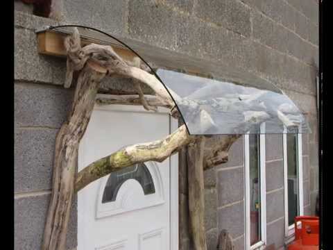 how to build a door canopy yourself