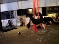 Nati haciendo contorsion!