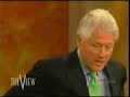 President Clinton on The View 09-22-08 Part 2 of 5