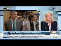 marine le pen, pr�sidente du front national est l'invit�e du 19h de ruth elkrief sur bfmtv.