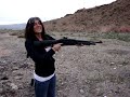 Desi Shooting arsenal of weapons - army of one