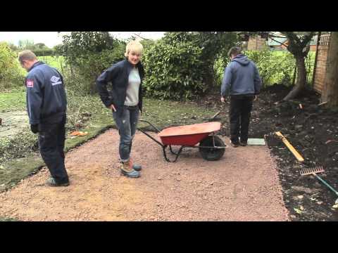 patio - DIY: How to lay paving slabs (patio) - with Philippa Tuttiett. Visit http://.www.lovehome.co.uk for more DIY, decorating and design ideas.