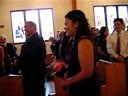 Henri coming down the aisle. Henri coming down the aisle.