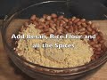 http://manjulaskitchen.com Masala Peanuts Recipe by ManjulaIngredients:1 1/2 cup or1/2 pound shelled peanuts1/2 cup gram flour (basen)1/4 cup rice flour1 tablespoon coriander powder (dhania)1/2 teaspoon turmeric (haldi)1 teaspoon red pepper1/2 teaspoon black pepper1 tablespoon finely chopped green chili1/4 teaspoon ginger powder (soth)1 teaspoon salt, adjust to taste1/2 teaspoon mango powder (amchoor)1/8 teaspoon citric acidAlso needed:1 cup Water as neededOil to fry