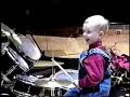 3 year old drummer! MUST SEE