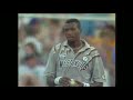 Curtly Ambrose is asked to remove his white sweatband by the umpires after dean jones complains. watch as ambrose responds with a ripper!
