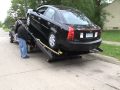 Loading a Caddilac CTS w/ the Low Loader.