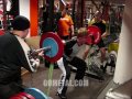 gometalcom - METAL Gym Training, Squat with 140kg chains + green bands..