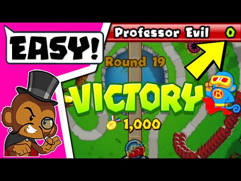 Play this video How to EASILY Beat The Professor Evil Challenge in Bloons TD Battles