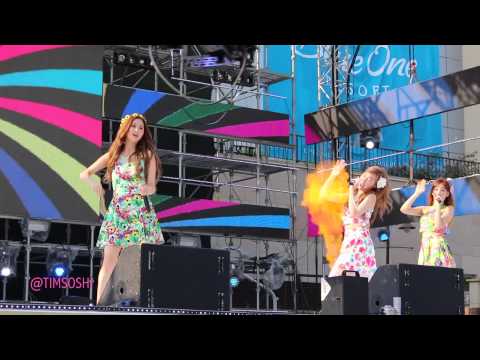 140730 SNSD TaeTiSeo 트윙클 (Twinkle) @ BlueOne WaterPark Kpop Dream Festival