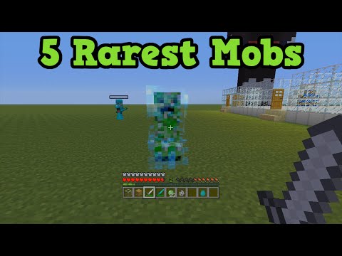 Minecraft Xbox 360 + PS3 Top 5 Rarest Mobs