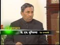 Manoj Tibrewal Aakash interviewed Railway Minister Mr. K.H. Muniyappa for DD News's Ek Mulaqat