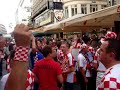 Kroatische Fans im 1 Bezirk in Wien EM 2008