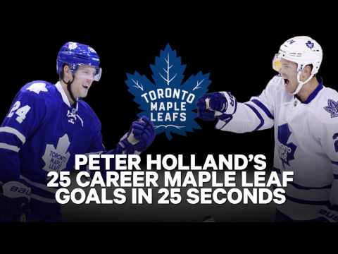 Peter Holland's 25 goals in 25 seconds