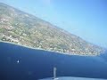 Visual Approach Reggio Calabria Runway 33 REAL