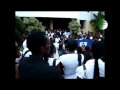 Marche des etudiants haitiens a Santiago, Rep. Dominicaine