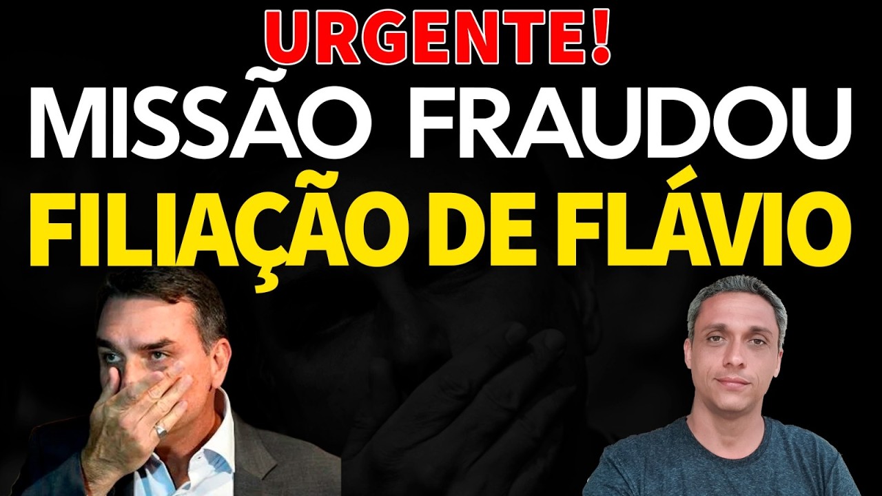 URGENTE - Missão frauda o TSE e filia Flávio Bolsonaro no puxadinho do PT