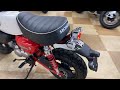 ホンダ モンキー125 モンキー125 2024年モデル SP武川製ハンドルガード KITACO製ヘルメットホルダ