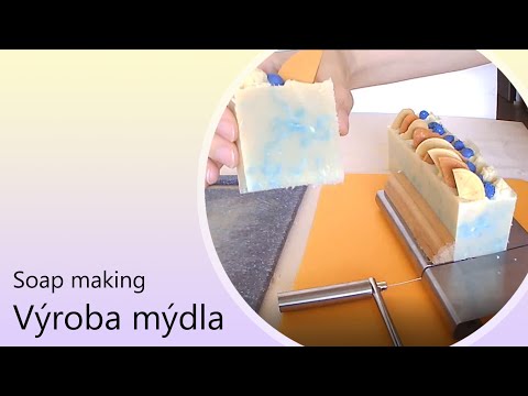 Výroba domácího mýdla #04 Strouhané mýdlo borůvky - pomeranč
