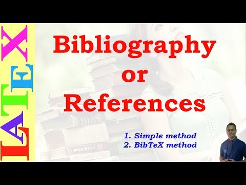 how to provide a reference list