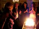Sippi blowing out candles