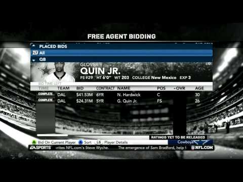 preview-Madden NFL 12 \'Free Agent Bidding\' Trailer (GameZoneOnline)