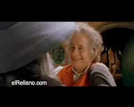 bilbo bolson - doblaje de una escena de el señor de los anillos bastante cachonda.