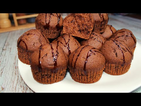 🌟Шоколадные Кексы.Маффины.Супер Просто и Быстро!