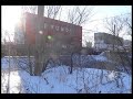 Light Cast Between Train Cars