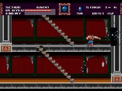 Castlevania Bloodlines- Intro  Stage 1