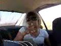 Sharon Philips in my car in Murcia (Spain)