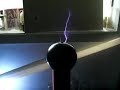 Heres an example of a Leyden jar leaking High Voltage.